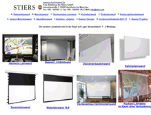 Tablet Screenshot of motorleinwand.de